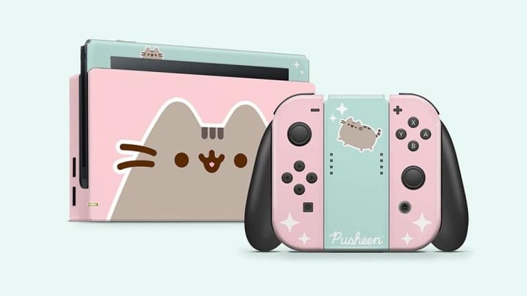 pusheen nintendo switch case